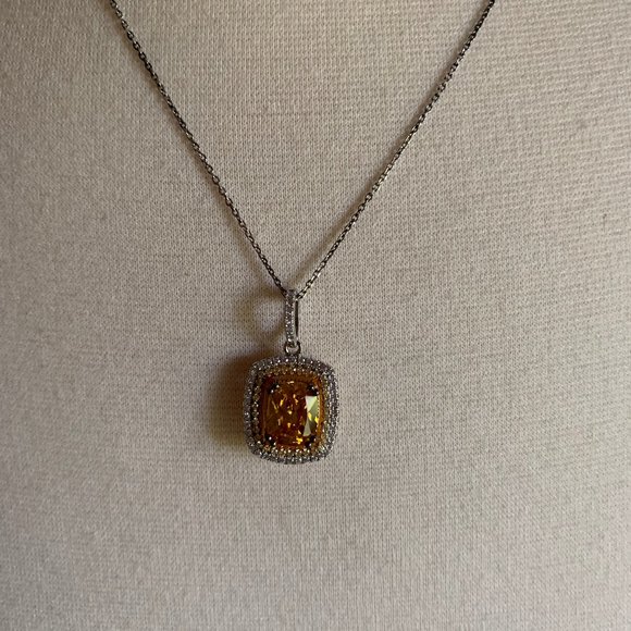 NINA SUN - Citrine Necklace - NWOT - Picture 8 of 9